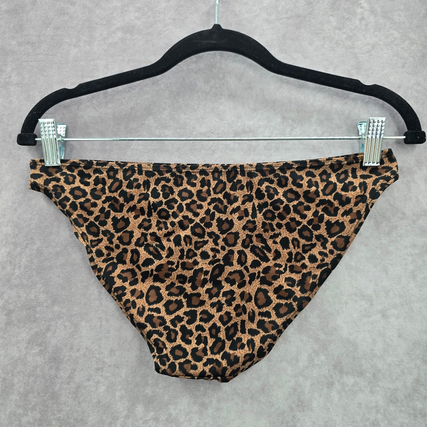 Asos Brown Animal Print Bikini Bottom Swimwear 4 Small