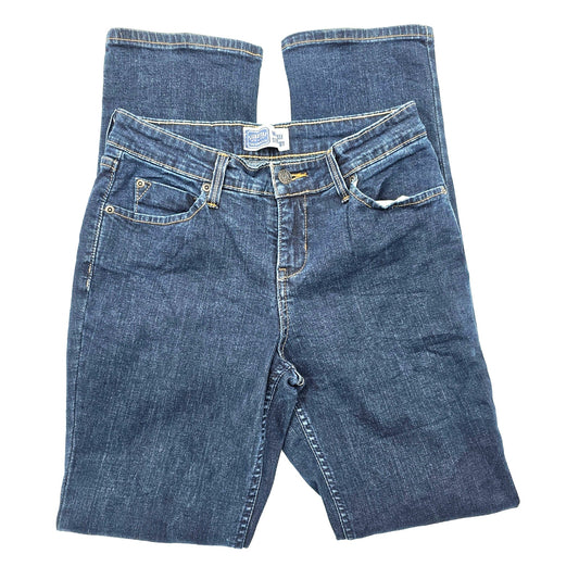 Levi's Strauss & Co Mid Rise Straight Blue Denim Jeans Pants Bottoms Small 4