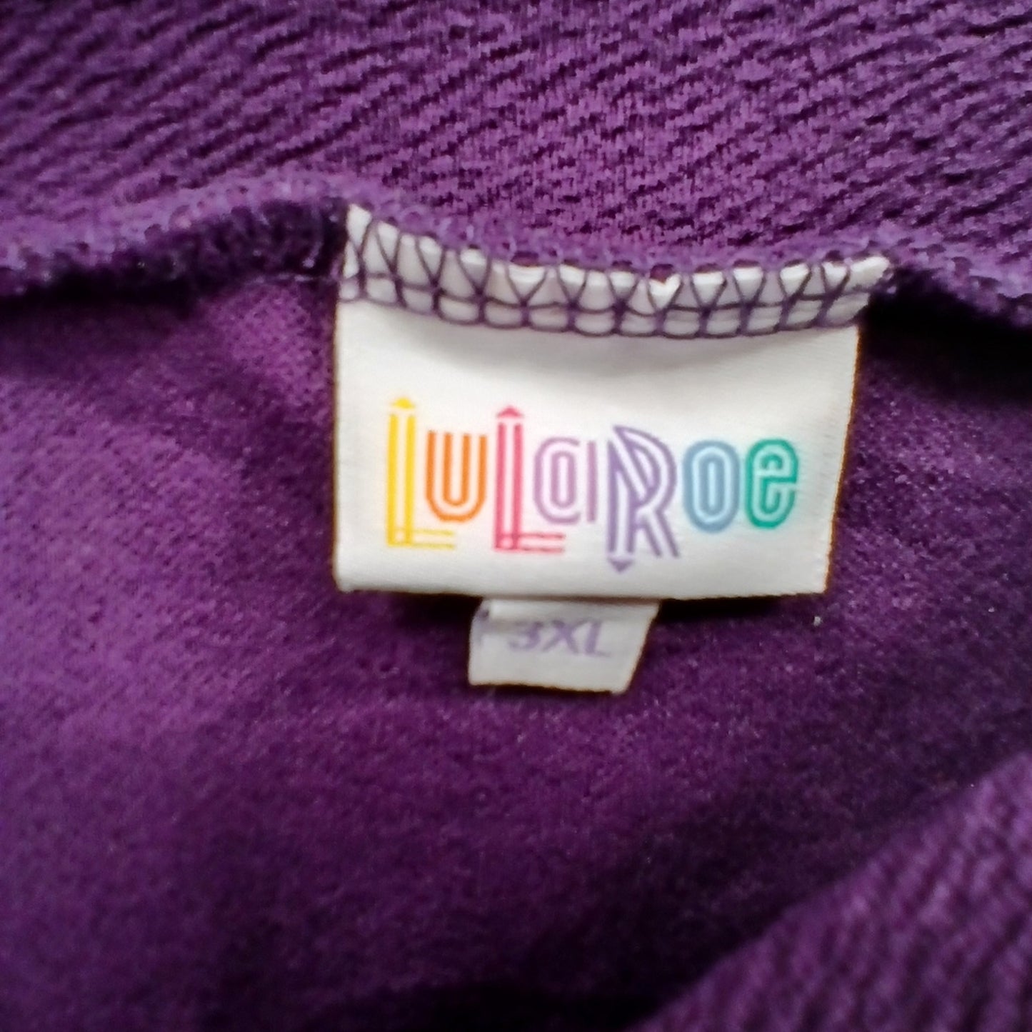 Lularoe Purple Short Knee Length Pencil Skirt Plus Size 3XL