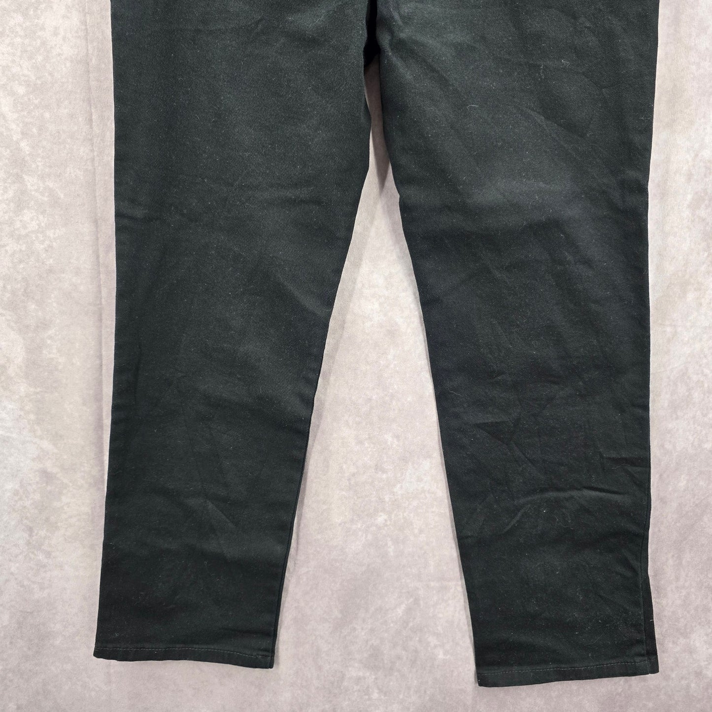 Gloria Vanderbilt Black Amanda Straight Denim Jeans Bottoms Pants Plus 14 Petite