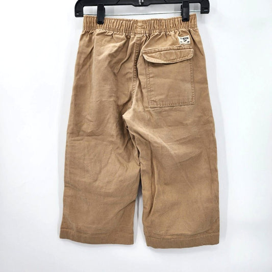 Oshkosh B'Gosh Tan Khaki Pull On Carpenter Cargo Husky Short Pants Boys 8