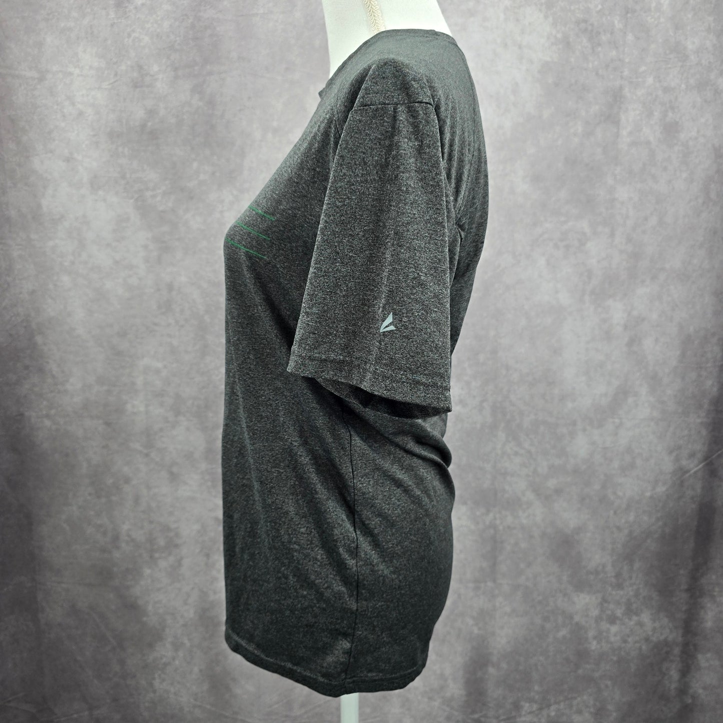 BSN Sports Gray Performance Sportswear A Basketball Tshirt Top Small