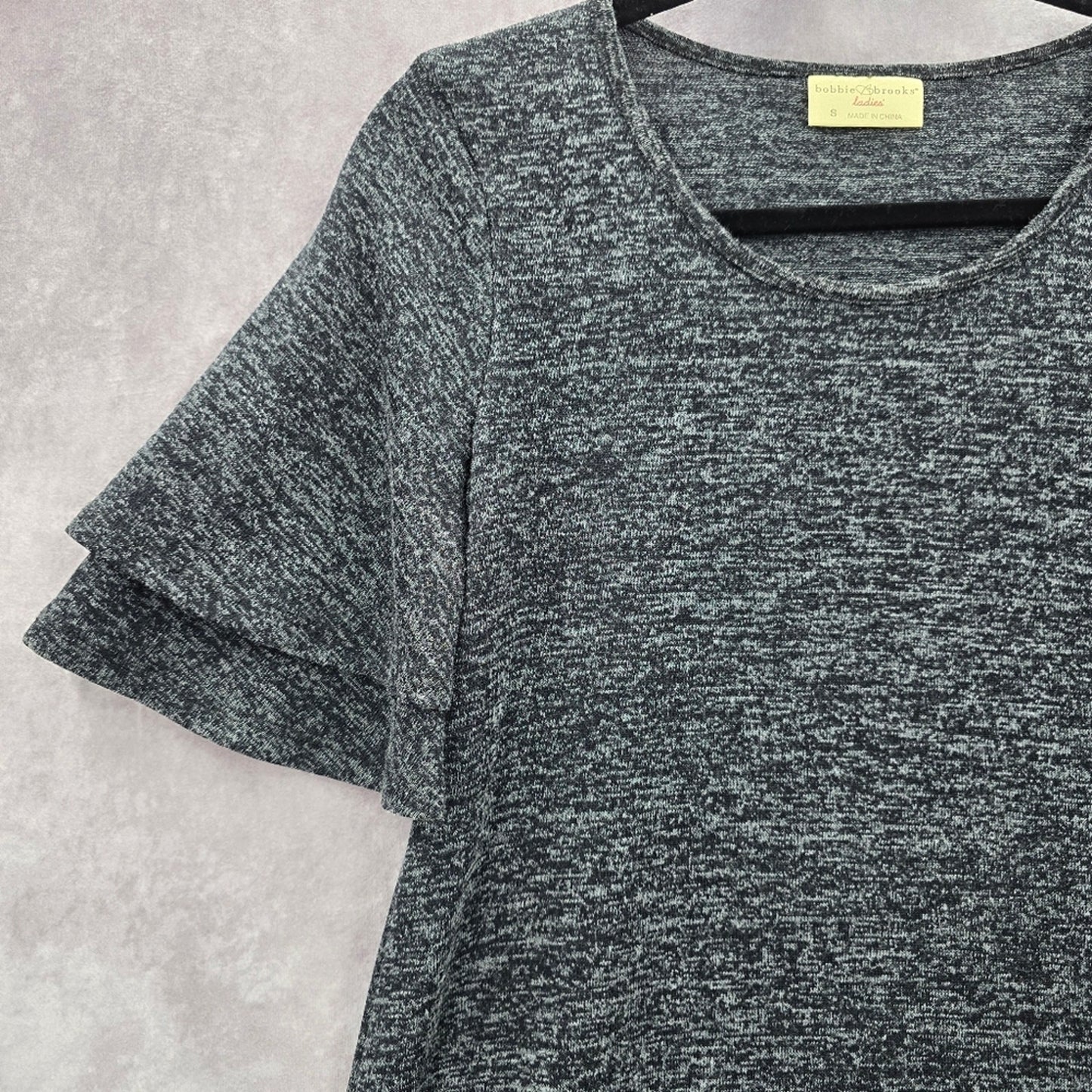 145. Bobbie Brooks Gray Flare Chic Casual Dress Small