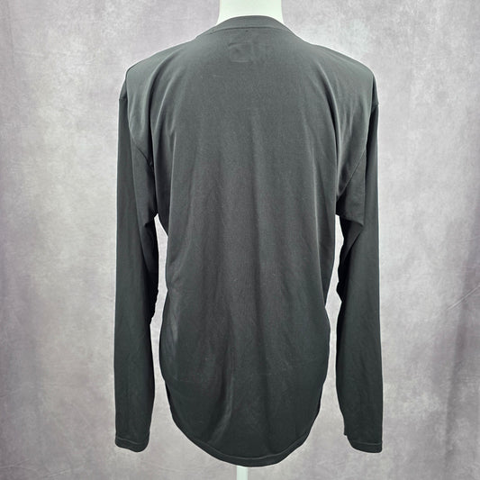 A4 Black Long Sleeve Lady Indians Sportswear Activewear Tshirt Small