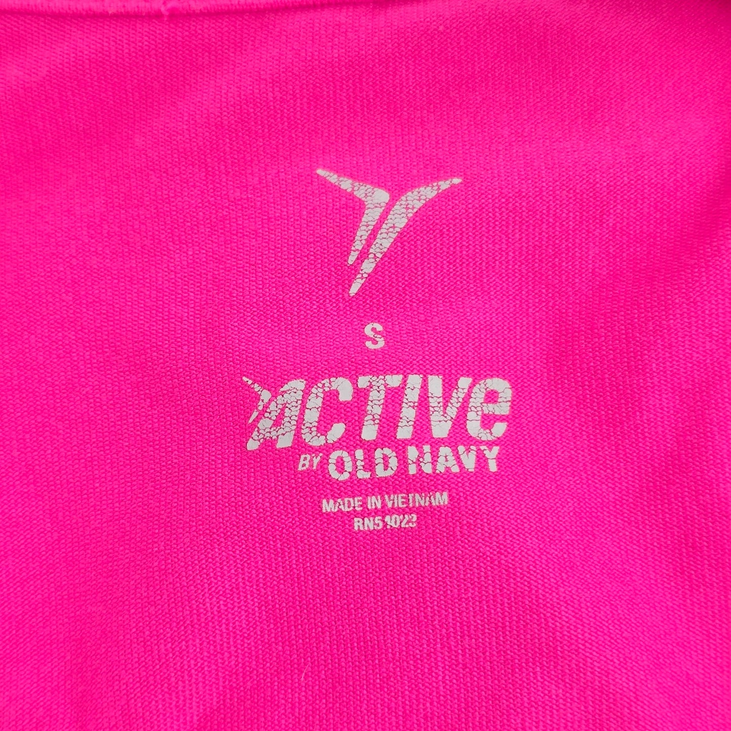 Old Navy Active Pink Crisscross Cutout Back Sportswear Tank Top Small