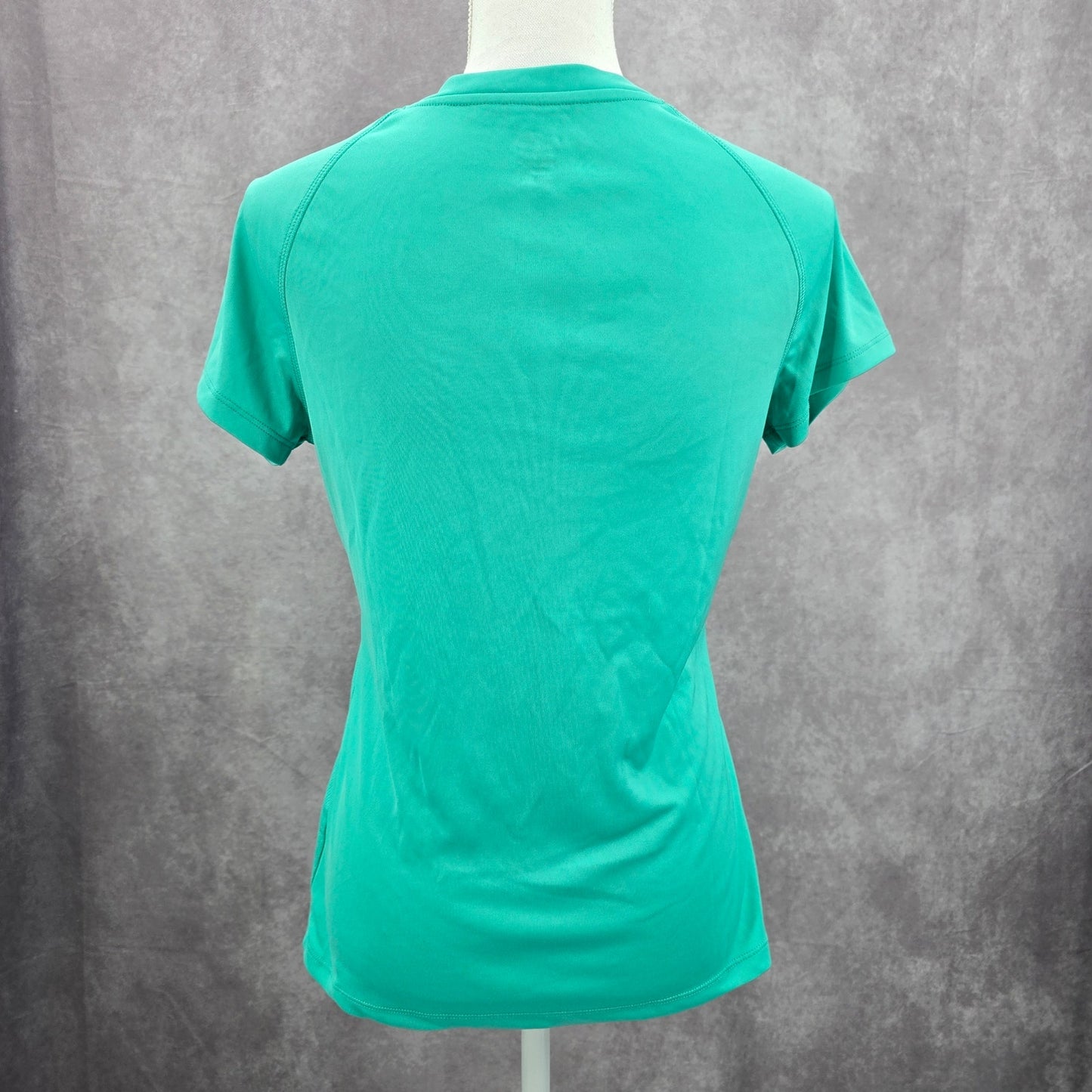 Champion Duo Dry Green Sportwear Active Short Sleeve Tshirt Top Small