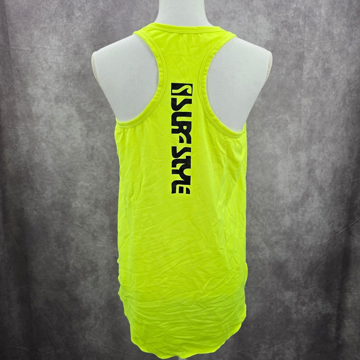 Surf Style Green Racerback Sports Activewear Tank Top Small