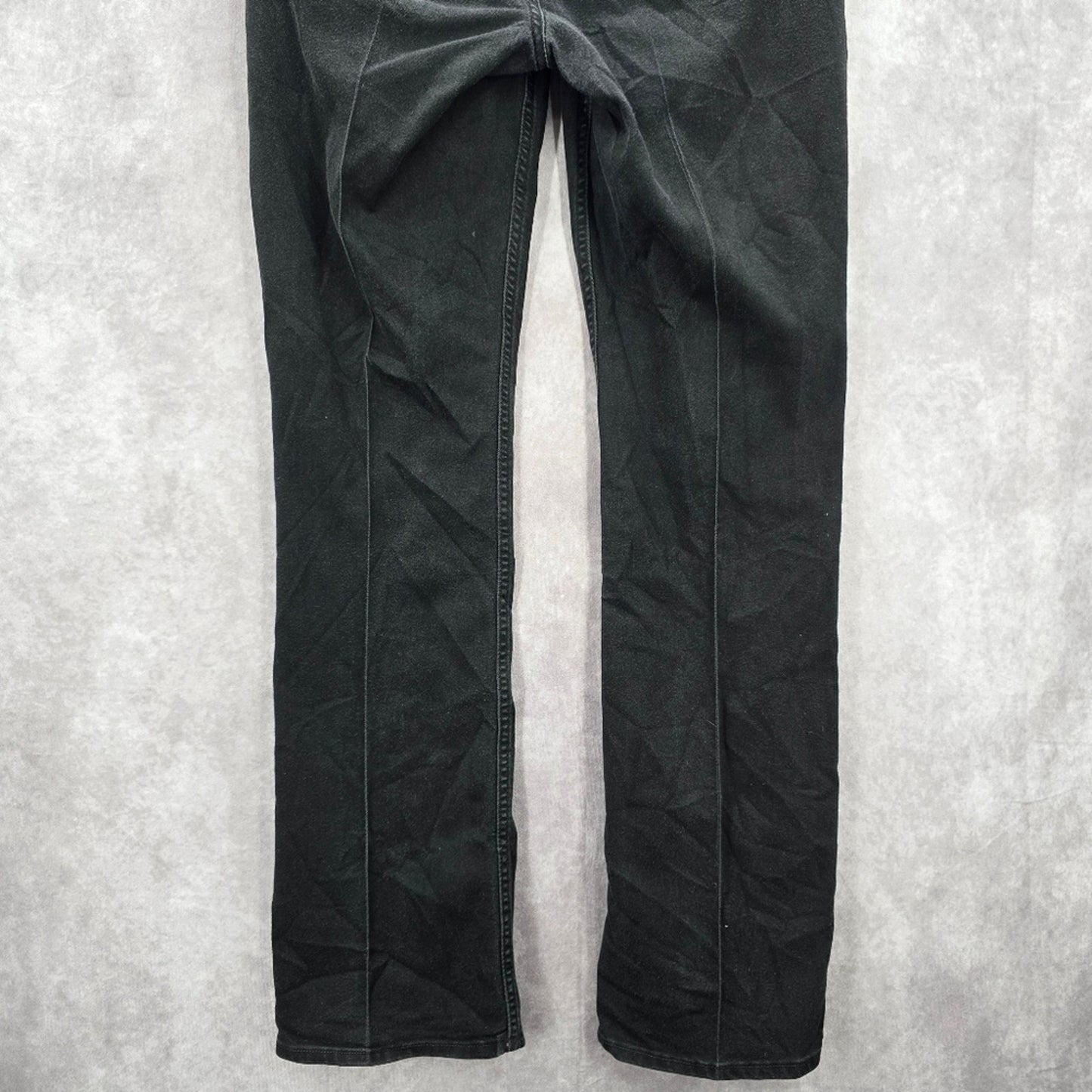 054. Lee Riders Midrise Bootcut Black Straight Denim Jeans 12M