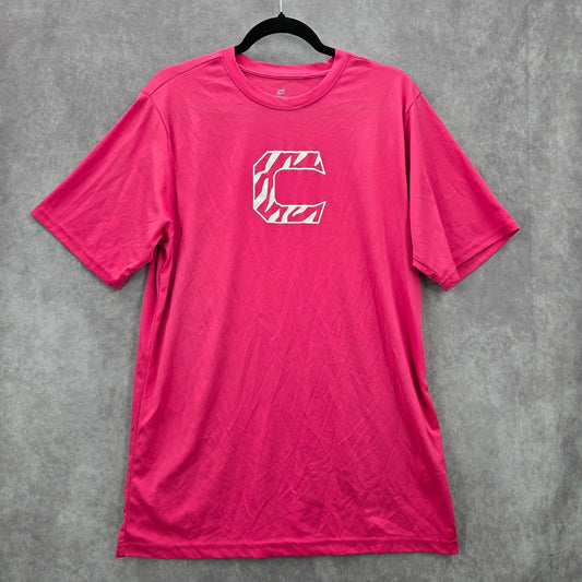 Champro Pink Short Sleeve Ribbon Adult Tshirt Tee Large