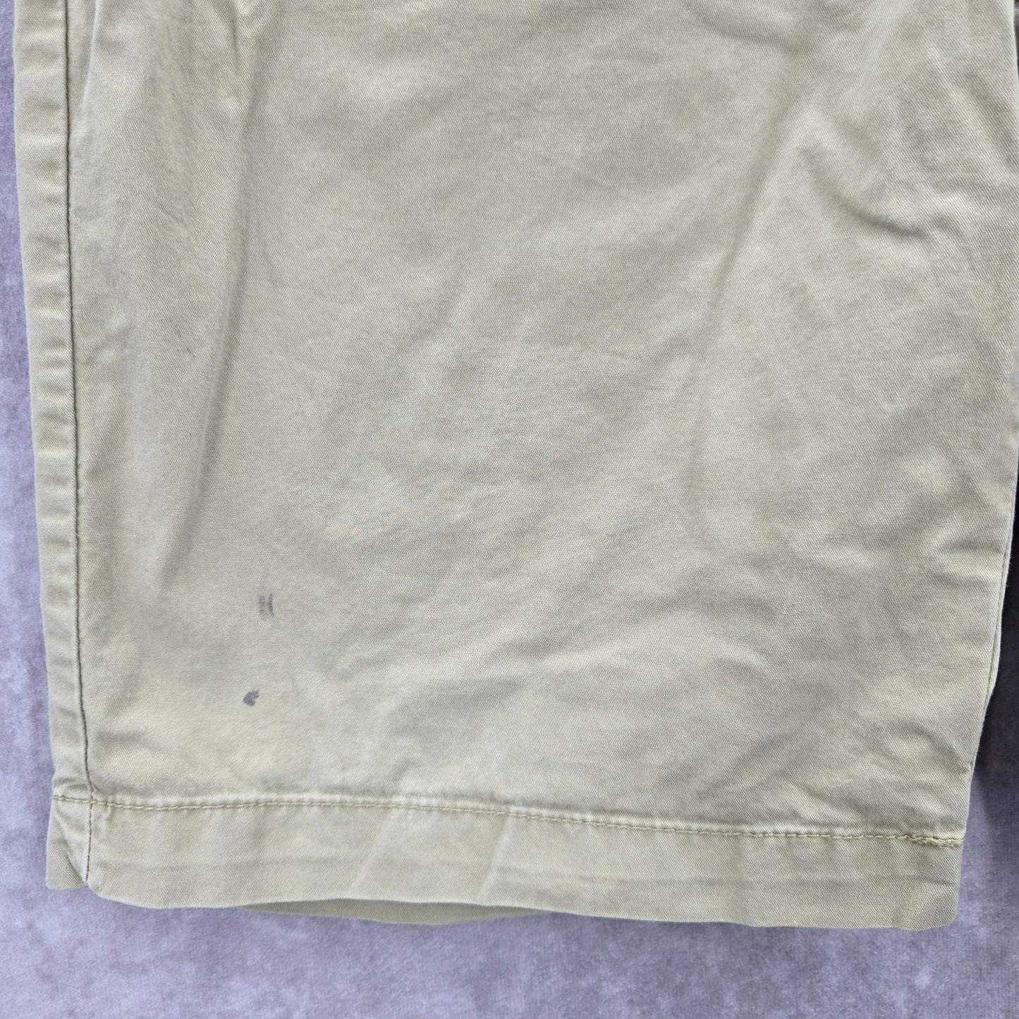 Old Navy Khaki Tan Husky Pullon Bermuda Junior Bottoms Pants Shorts XL 14 16