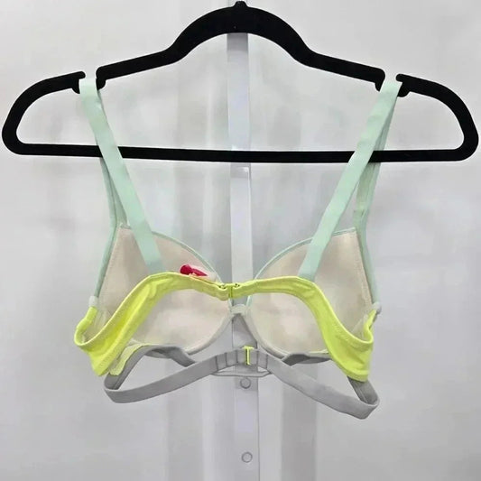 Victoria's Secret White Bikini Bra Underwire Padded Swimwear Swimsuit 34A