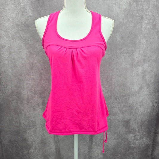 Old Navy Active Pink Crisscross Cutout Back Sportswear Tank Top Small