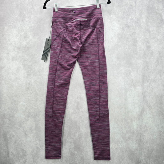 Kyodan Purple Gray Merlot Space Dye Double Brushed Legging Bottoms Extra Small