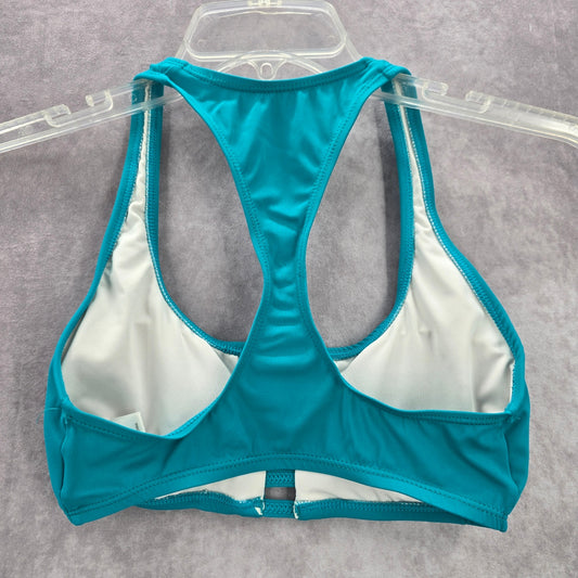 Urban Sea Green Cutout Racerback Padded Swimwear Bikini Sports Bra S Small