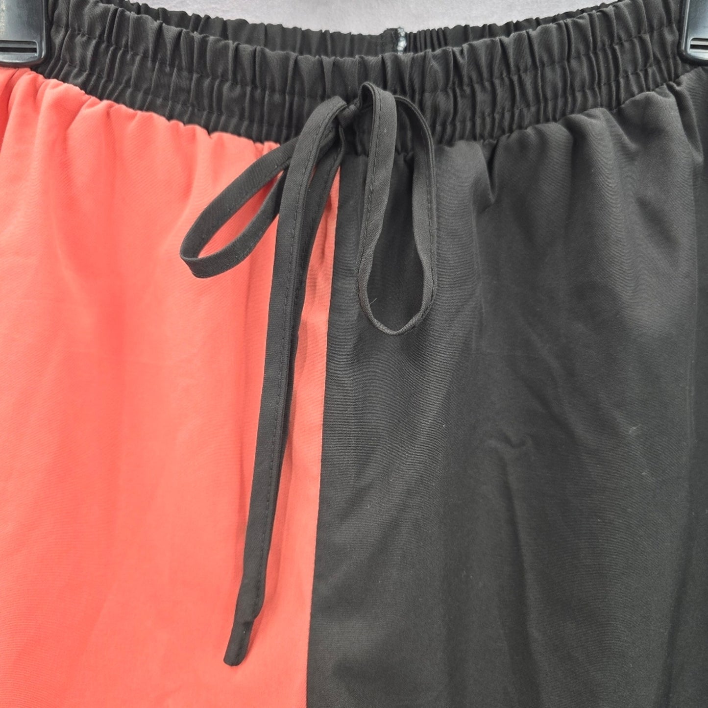 Shein Two Color Block Black Casual Shorts Small