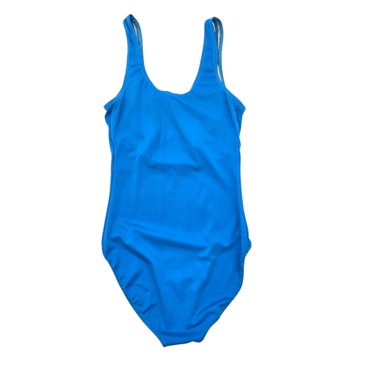 Dance Studio Leotard Blue Ballet Youth Girls Ballerina Bodysuit One Piece Medium