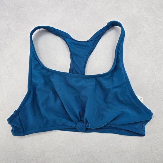 No Boundaries Blue Knot Sports Bra Active Bikini Bralette Swim Top S Small