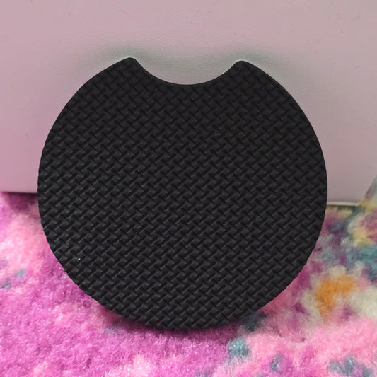 Sunflower Pink Circle Non Slip Handmade Kitchen Home Cup Car Accessories Coaster