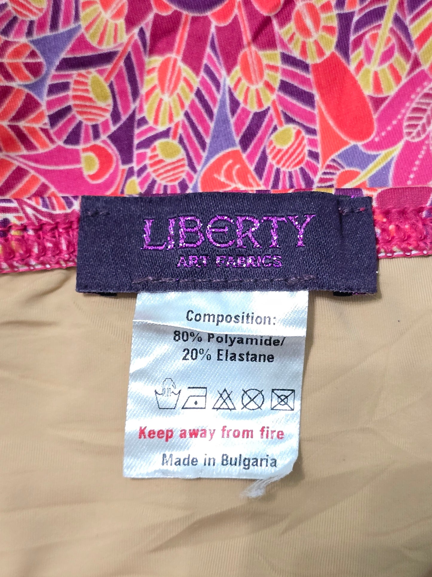 Pink Floral High Cheeky Beach Resort Vacation Swimsuit Bikini Bottoms Plus 1X