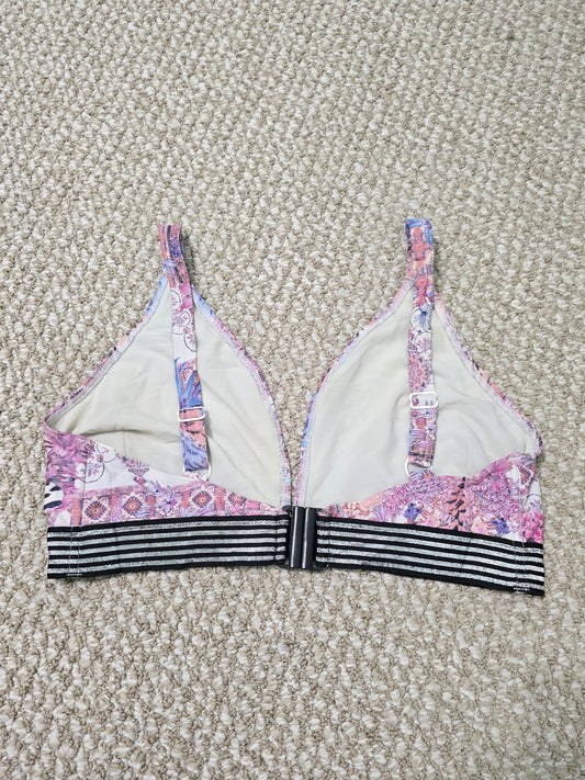 Floral Y2K Beach Resort Vacation Multicolor Bikini Top ASOS Swimsuit Plus 16