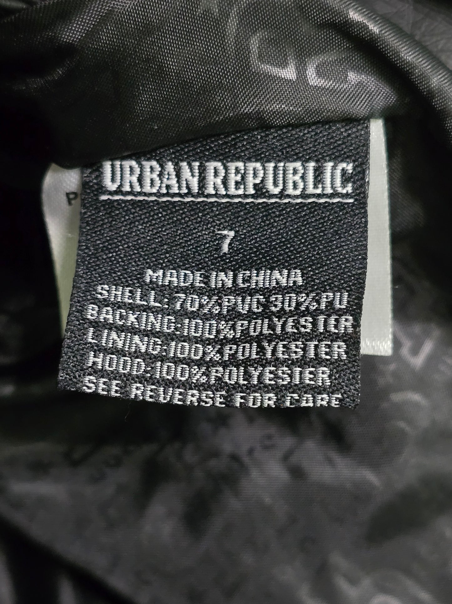 Moto Biker Rock & Roll Punk Goth Grunge Y2K Hood Zip Boys Faux Leather Jacket 7