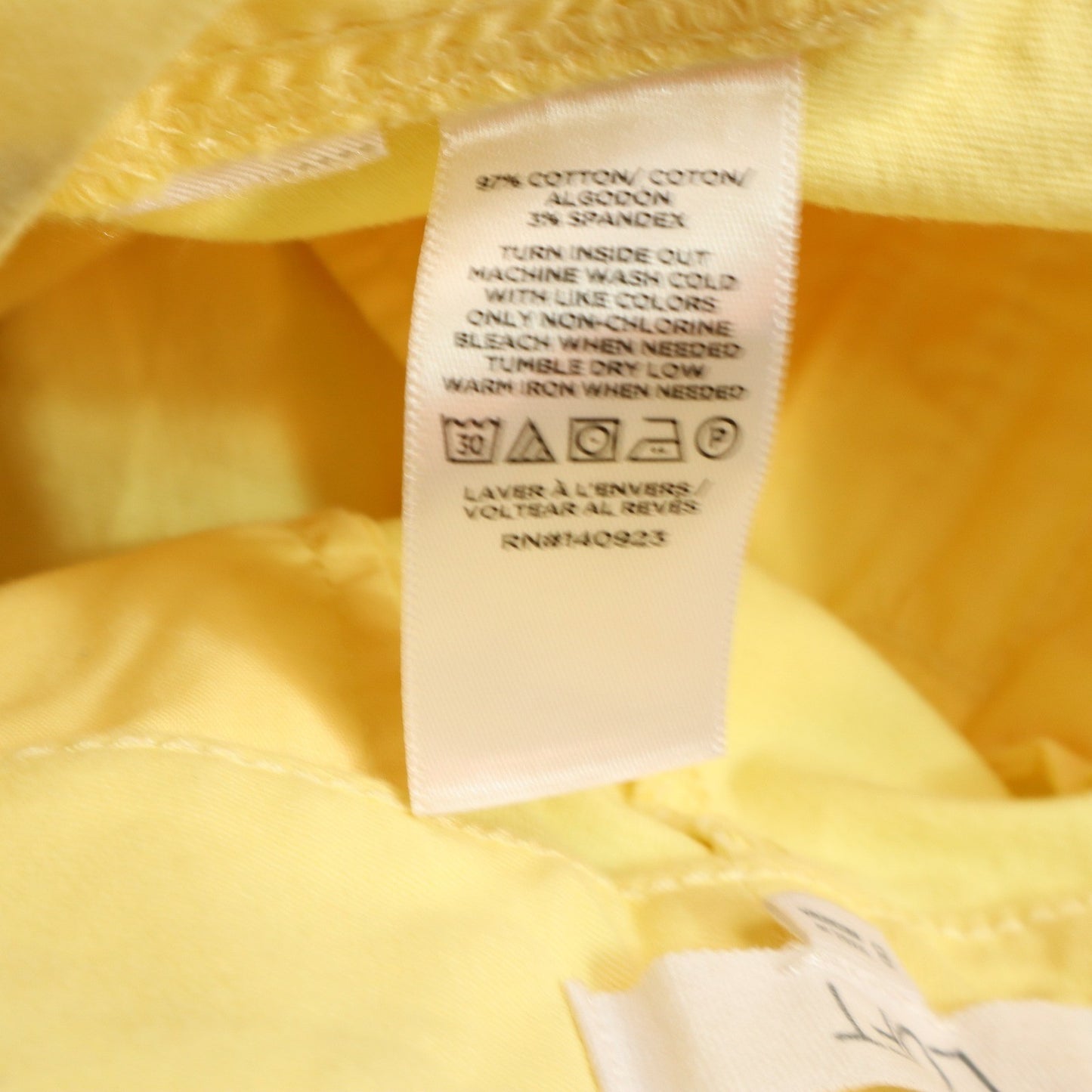 Y2K Loft Yellow Monroe Slim Colorful Soft Tapered Pastel Resort Chino Pants 8