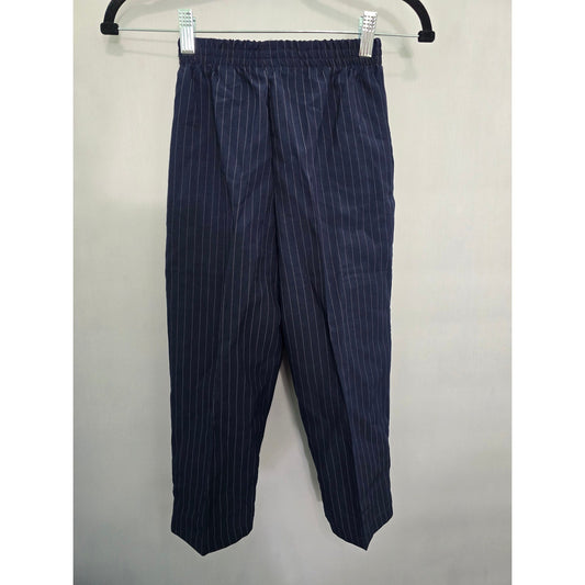 Navy Blue Stripes Boys Suit Formal Preppy Dress Pants Andrew Fezza 6