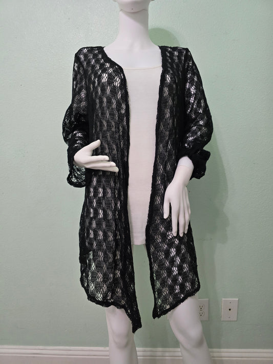Floral Boho Fairy Coquette Indie Whimsygoth VTG Cottagecore Wrap Kimono Top 14/16