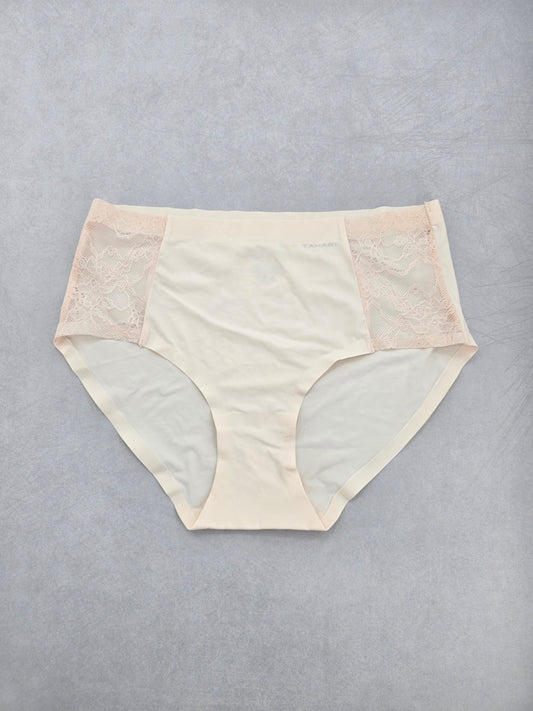 Tahari Blush Lace Dainty Whimsy Boho Goth Fairy Coquette Bridal Panties Large