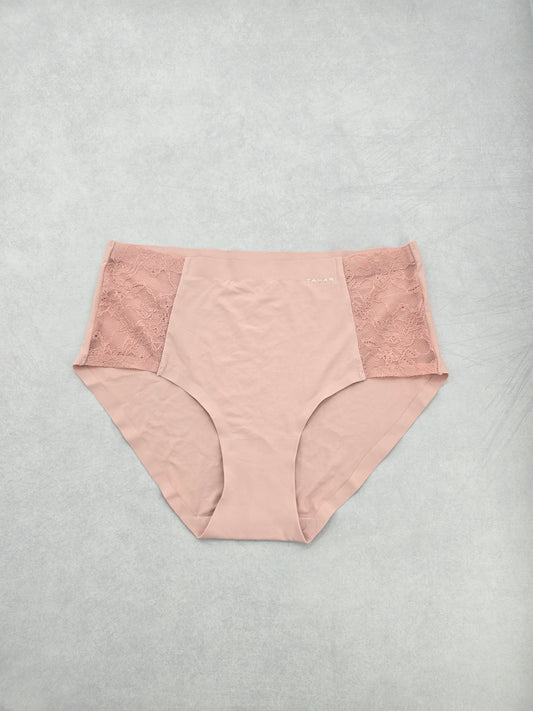 Tahari Pink Lace Dainty Whimsy Boho Goth Fairy Coquette Bridal Panties Large
