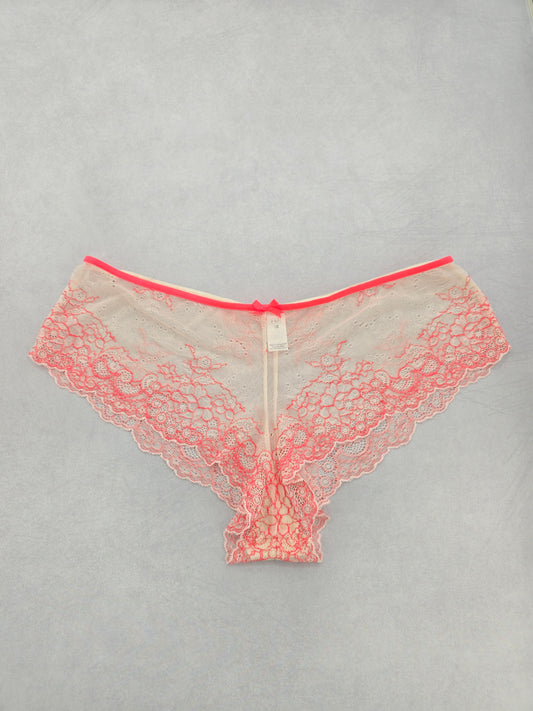 Pink Lace Vintage Dainty Whimsy Boho Goth Fairy Coquette Bridal Panties Plus 18
