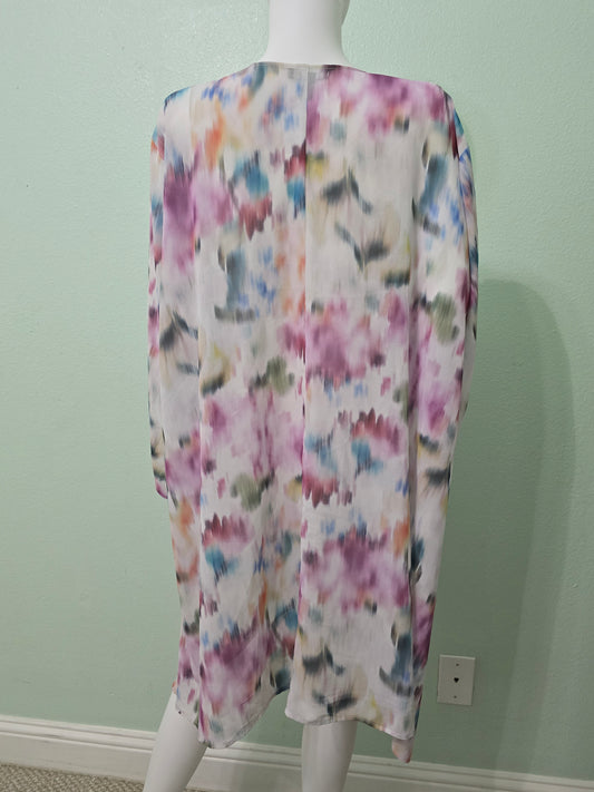 Resort Boho Fairy Coquette Indie Whimsygoth VTG Cottagecore Wrap Kimono Torrid 4