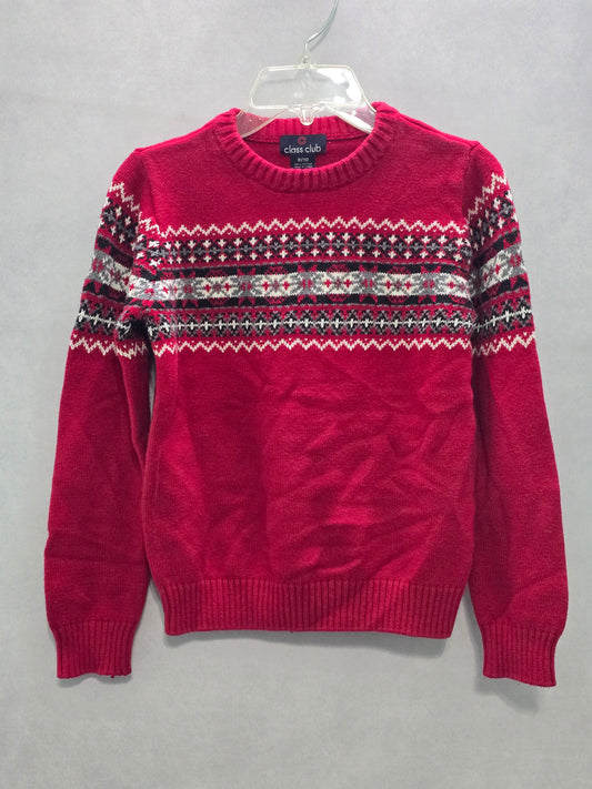 Class Club Red Pullover Knit Sweater Boys Class Club 8/10