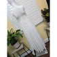 In Bloom White Sheer Lace Bead Fairy Cottage Lingerie Feminine Dress Medium