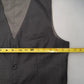 Gray 4 Button Point Welt Pocket Waistcoat Preppy Formal Tuxedo Suit Vest S 38R