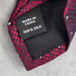 Murano Red Black Gray Polka Dot Geometric Executive Silk Neck Tie Men's