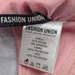 Fashion Union Pink Lace Halter Tie Swim Sports Bra Beach Bikini Top M Medium
