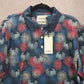 Goodfellow & Co Polo Shirt Mens Blue Pink Fireworks Active Short Sleeve XL