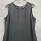 Willow Ridge Black Sleeveless Knee Length Slit Formal Dress Large