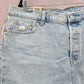 Levi's Blue 501 High Rise Cotton Button Fly Jeans Denim Pants Shorts Plus 20W 2X