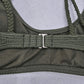 Xhilaration Green Padded Crochet Beach Bikini Bralette Swim Top S Small