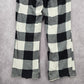 Old Navy Black White Gingham Maternity Lounge Pajama Bottoms Pants Small