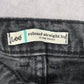 025. Lee Relaxed Straight Leg Gray Black Denim Pants Jeans 16M