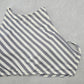 Gray Stripe Halter Tie Active Sports Bra Padded Bikini Bralette Swim Top S Small
