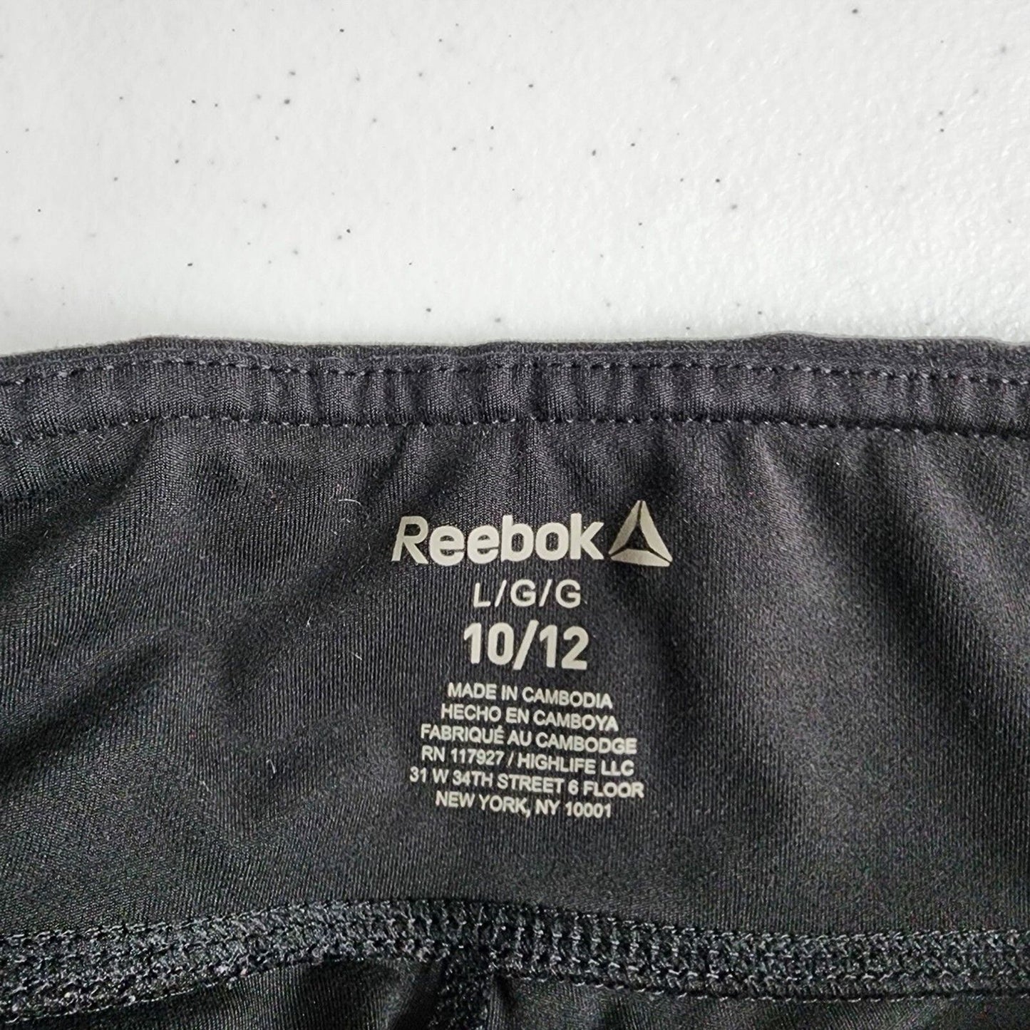 Reebok Black Leggings Womens Athleticwear Sportswear Large