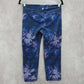 Old Navy Active Cropped Capri Blue Purple Yoga Stretch Pants Leggings M Medium
