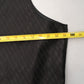 Brandon Michael Black 5 Button Peak Pattern Waistcoat Tuxedo Suit Vest Large 46R