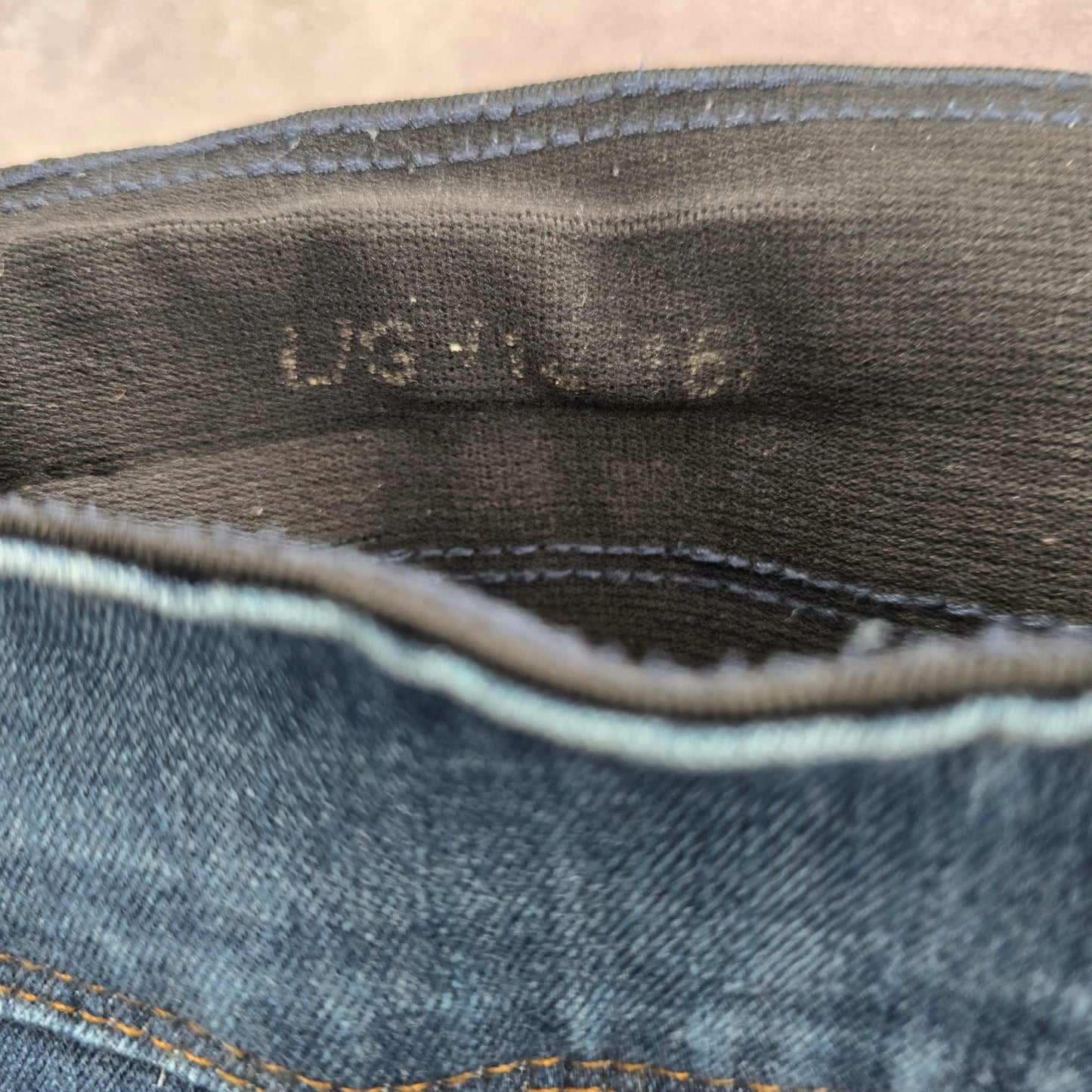 Nygard Blue Pullon Stretch Skinny Taper Denim Jeans Bottoms Pants Large 14 16