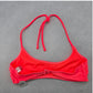 No Boundaries Orange Tie Bra Beach Bikini Bralette Swim Top S Small