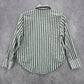Victoria Secrets Gray White Striped Top Pant Pajama Set Extra Small XS